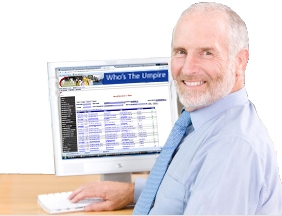 User of whos-the-umpire appointing officials to a cricket match
